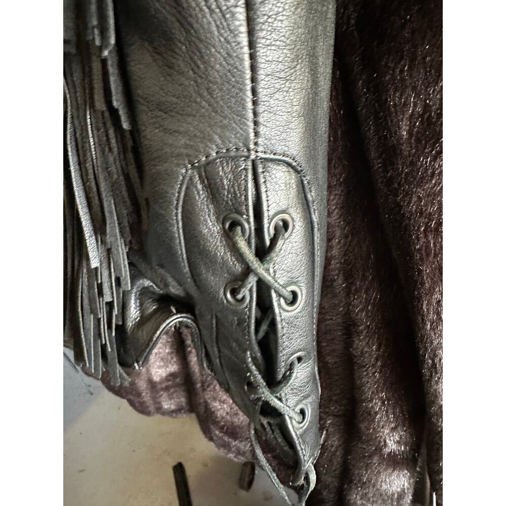 Hot Leathers women’s black friinge jacket - Picture 9 of 12